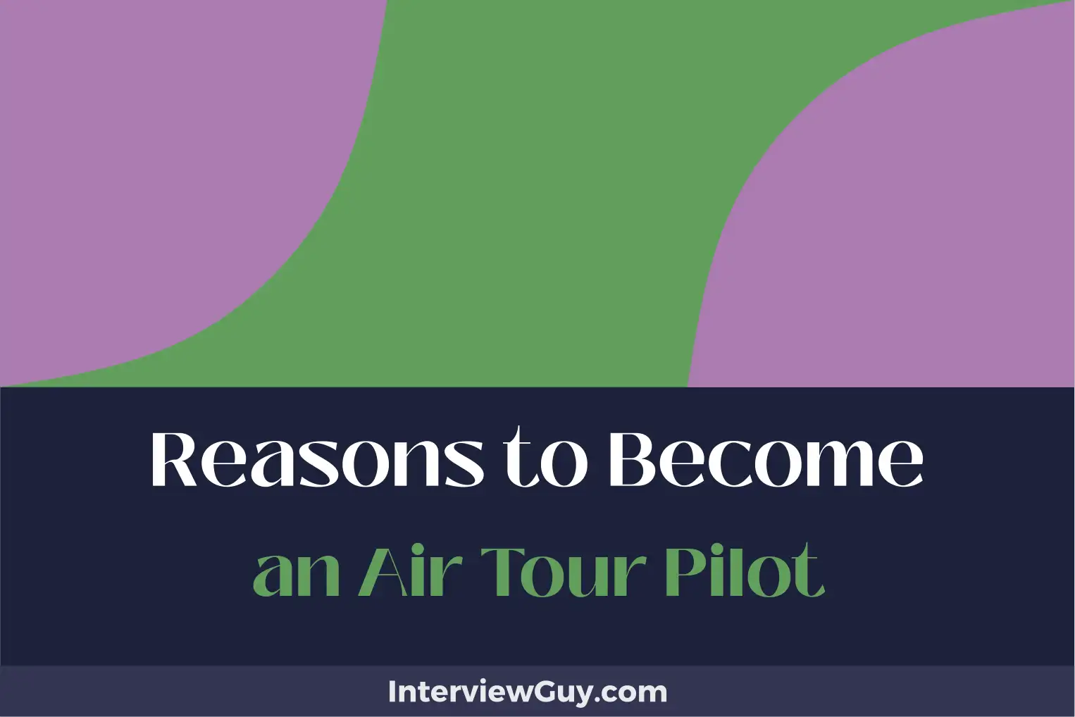reasons to become an air tour pilot