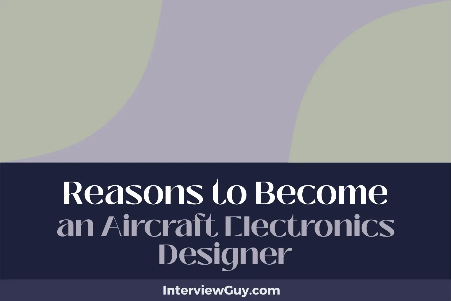 reasons to become an aircraft electronics designer
