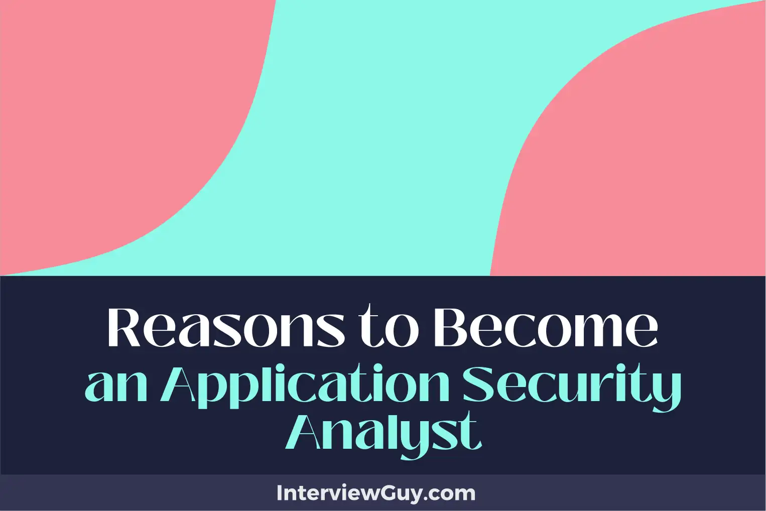 reasons to become an application security analyst