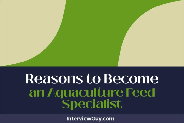 25 Reasons to Become an Aquaculture Feed Specialist (Fueling Aquatic Life)