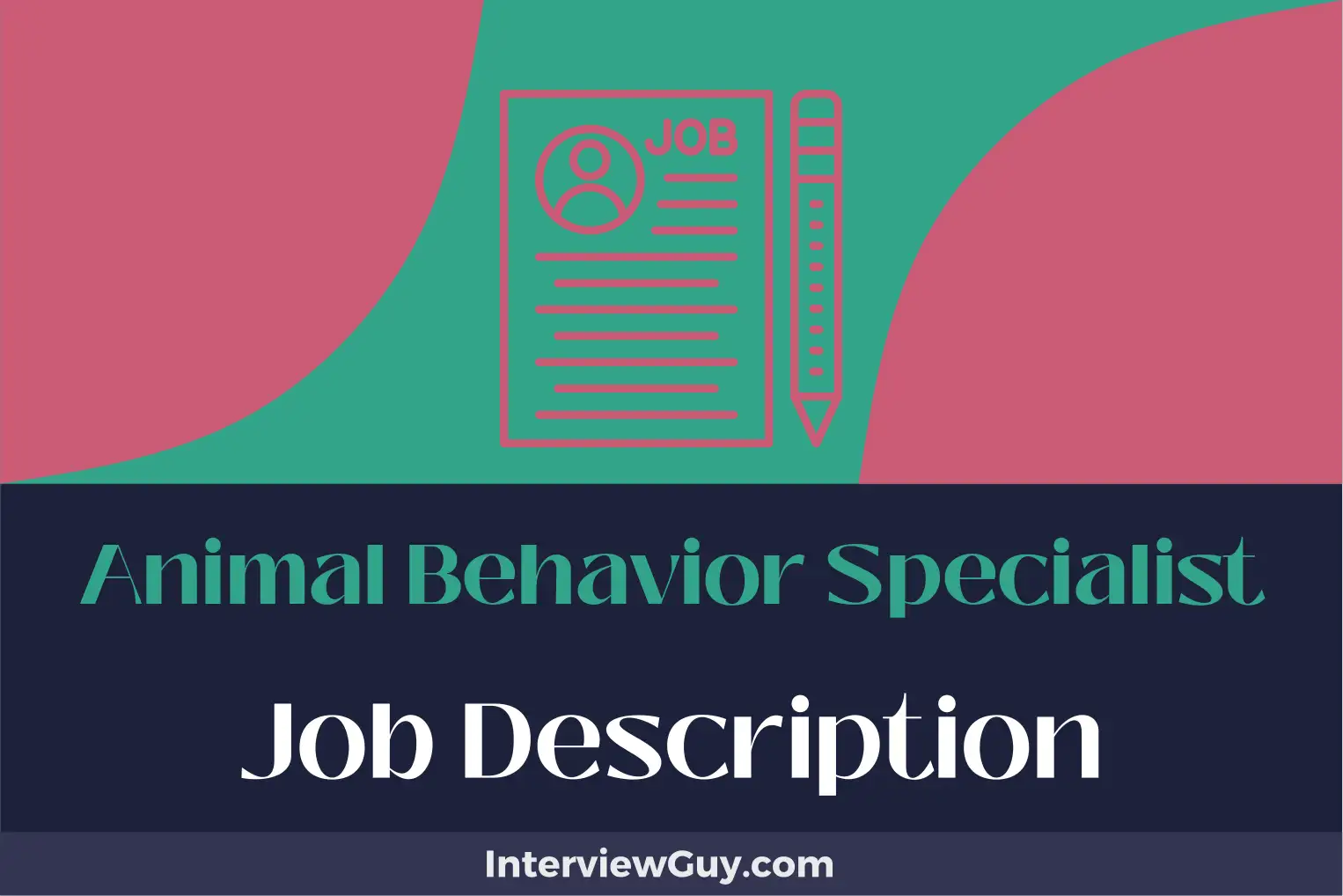 animal behavior specialist job description