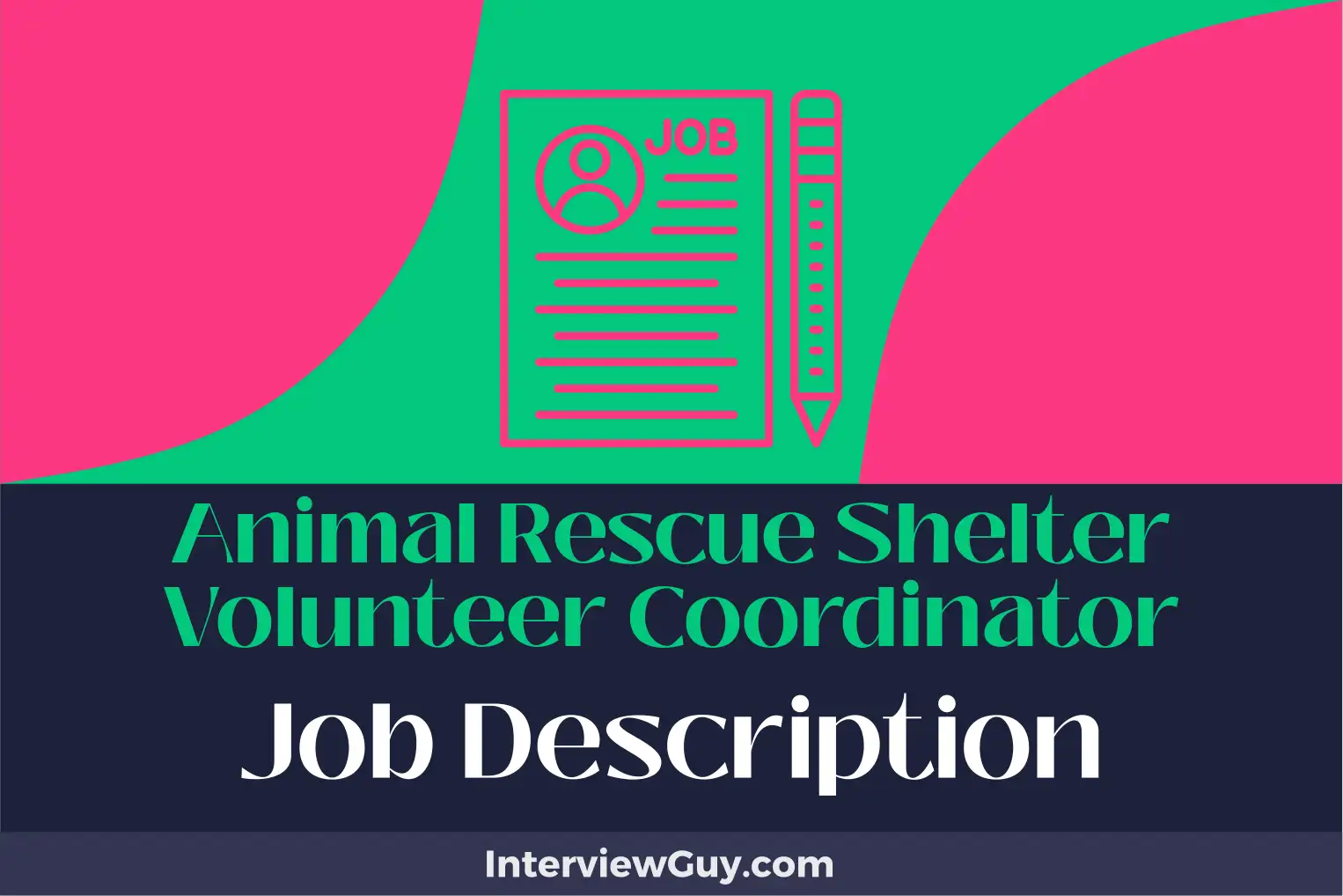 animal rescue shelter volunteer coordinator job description