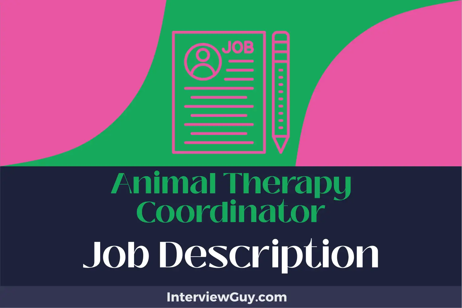 animal therapy coordinator job description