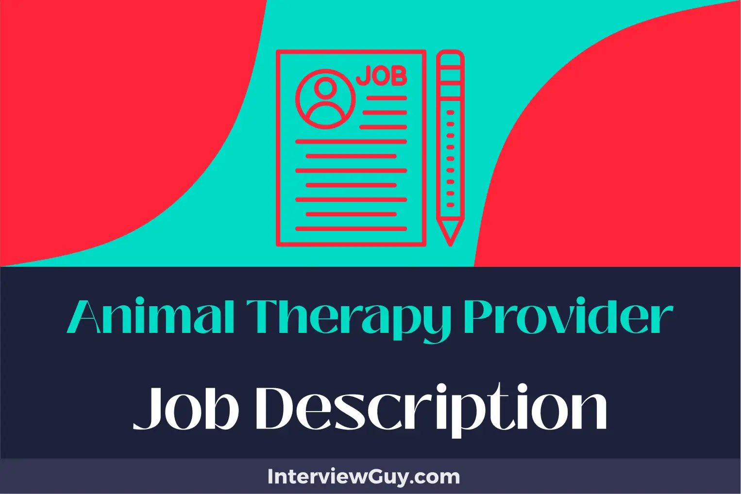 animal therapy provider job description