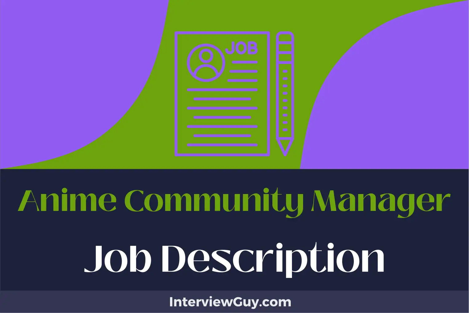 anime community manager job description