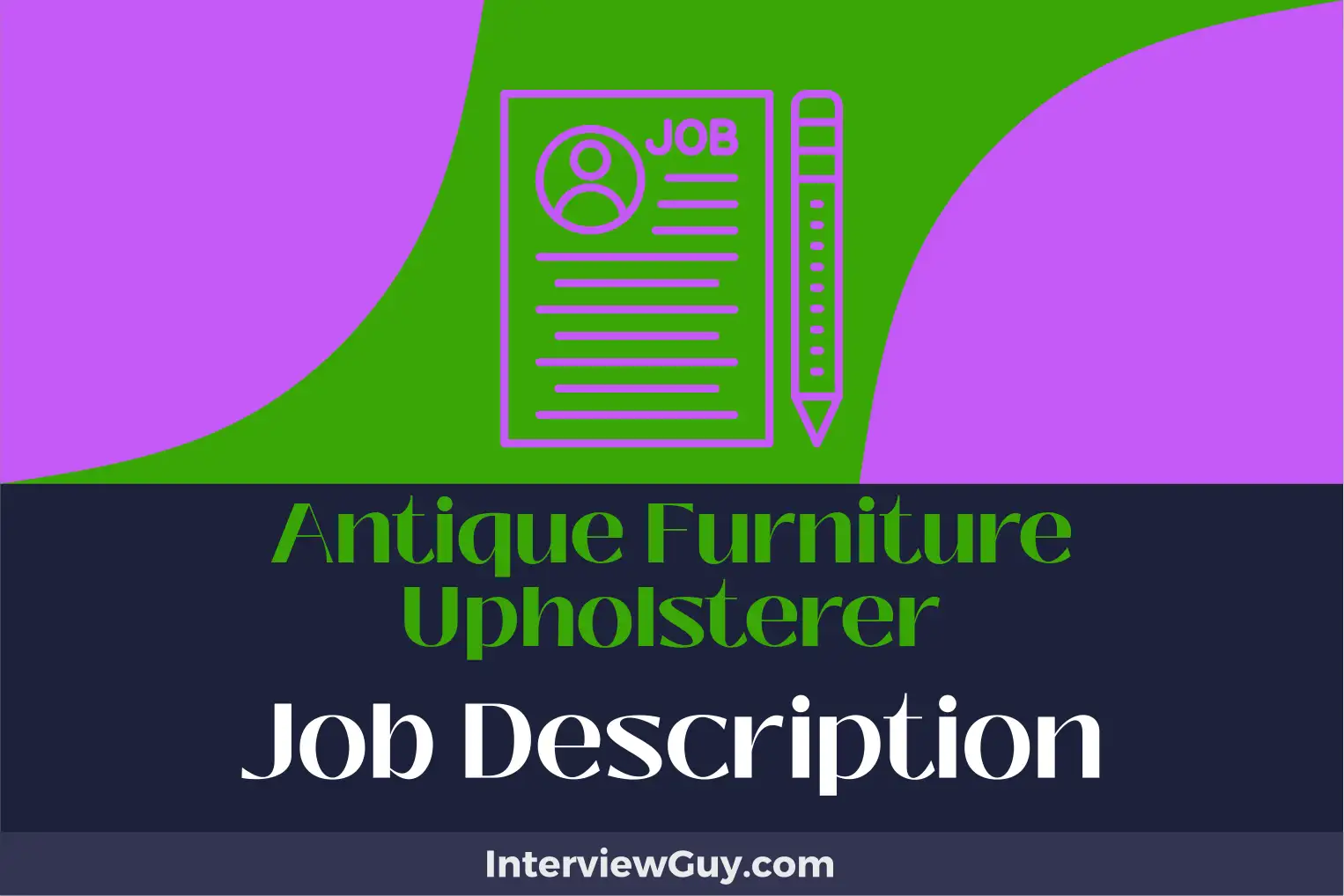 antique furniture upholsterer job description
