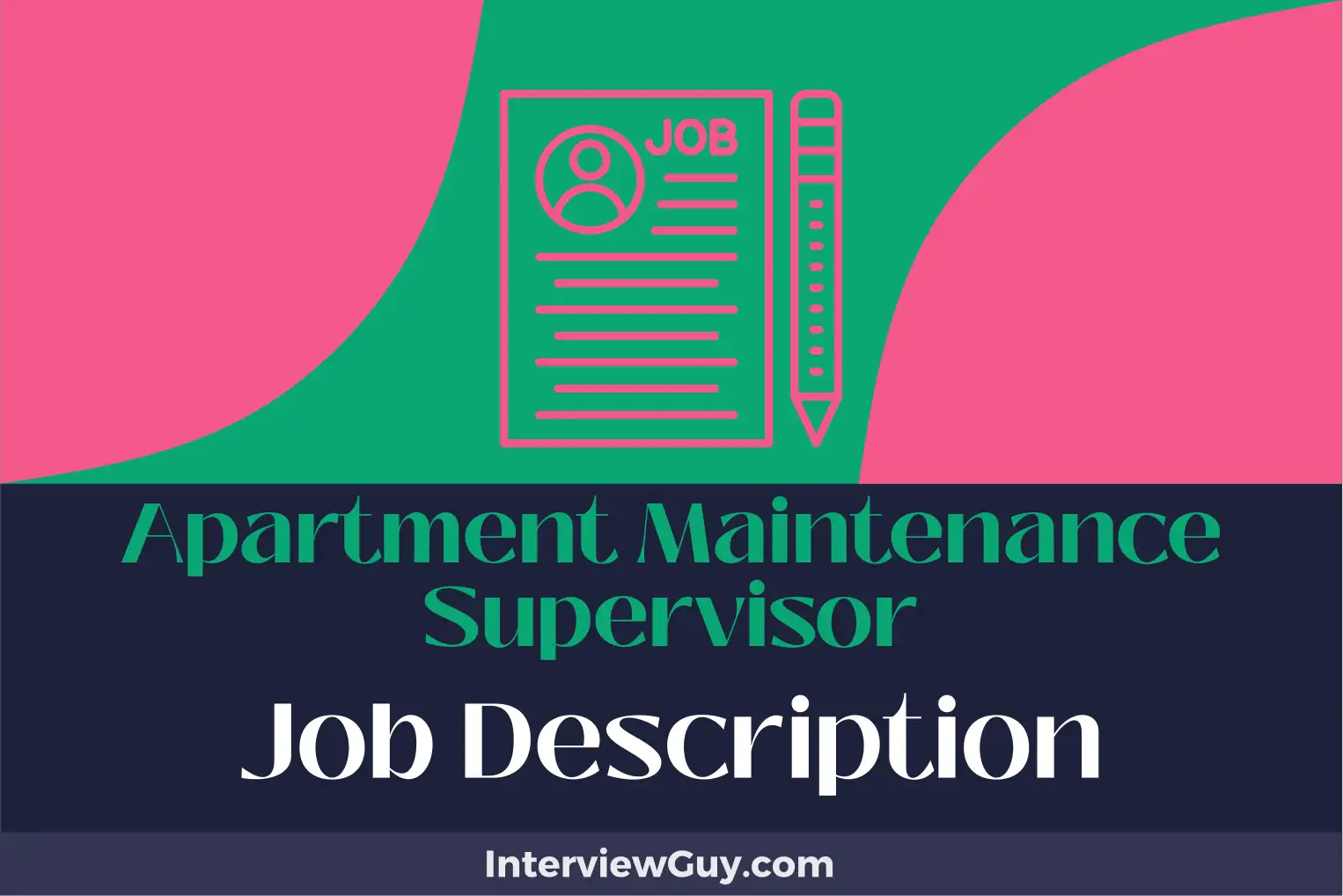 apartment maintenance supervisor job description