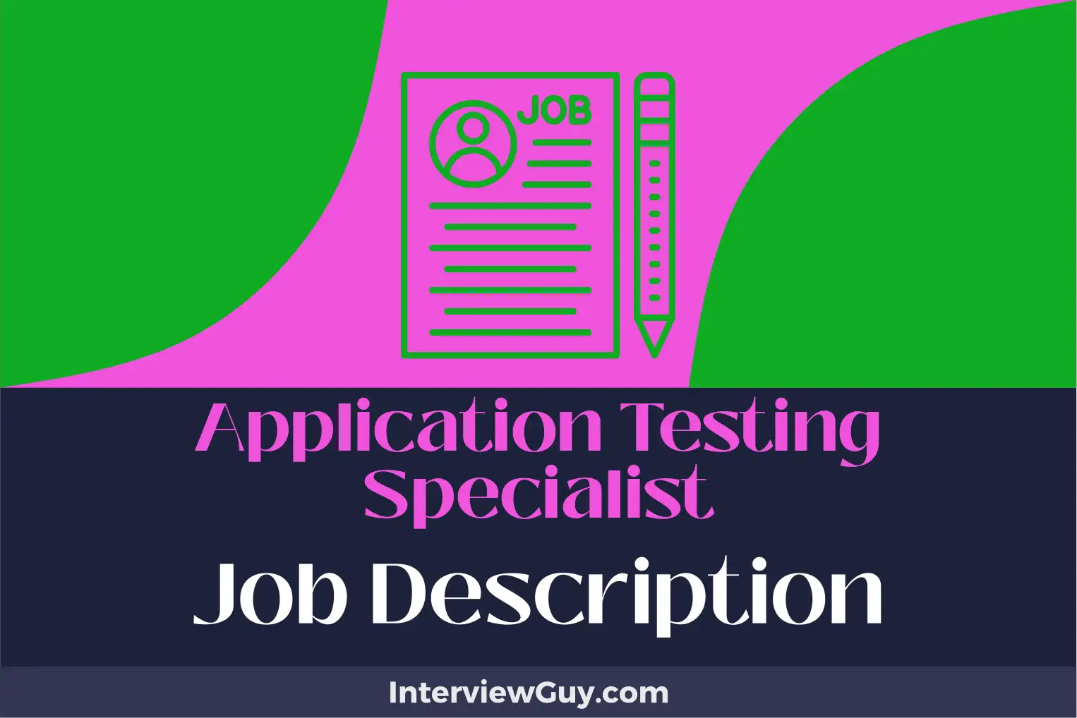 application testing specialist job description