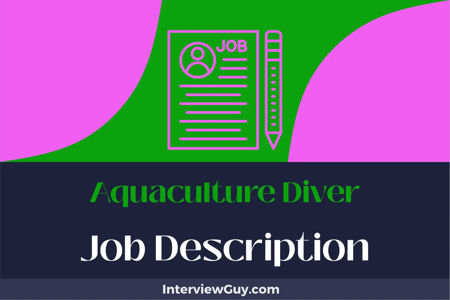 aquaculture diver job description