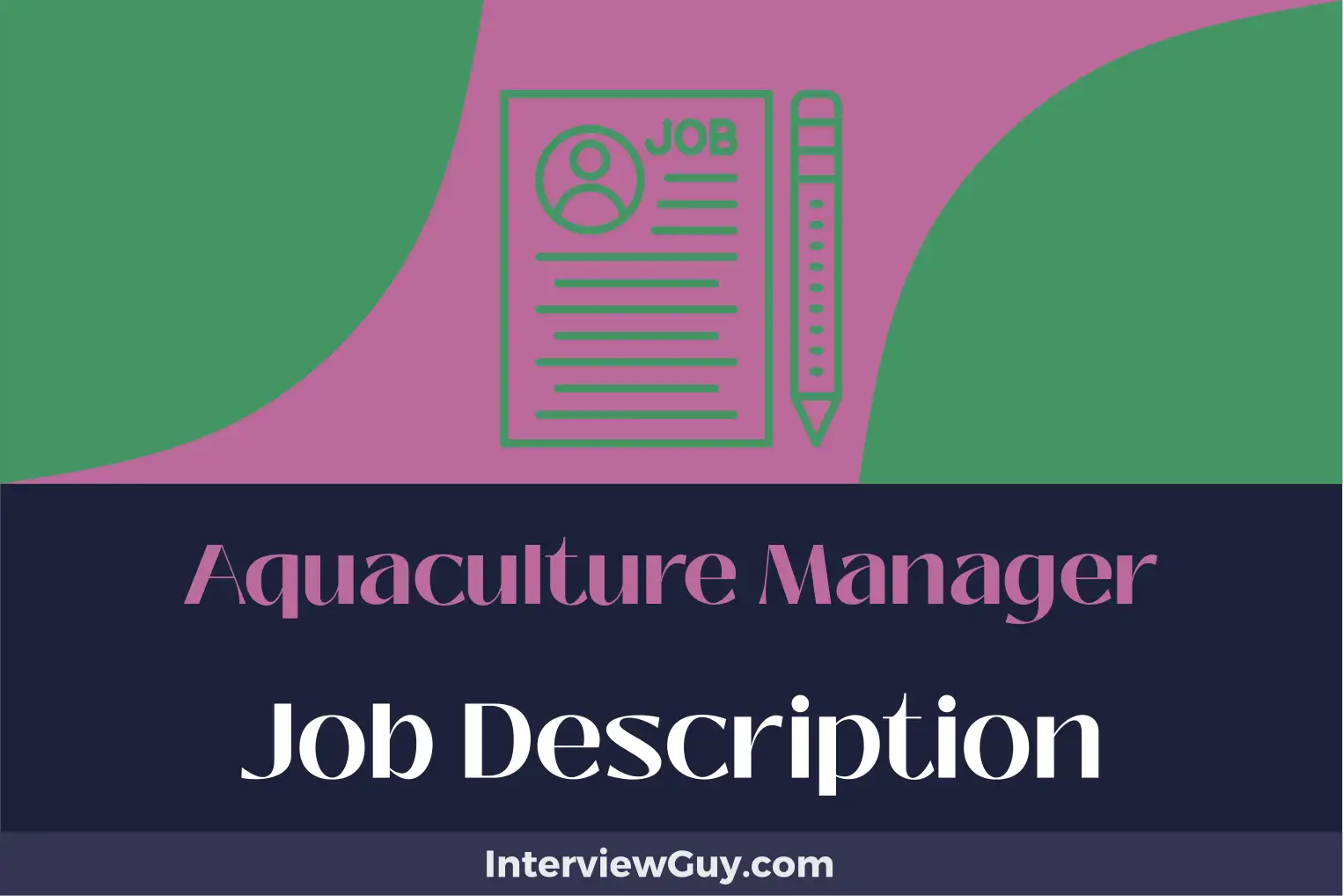 aquaculture manager job description