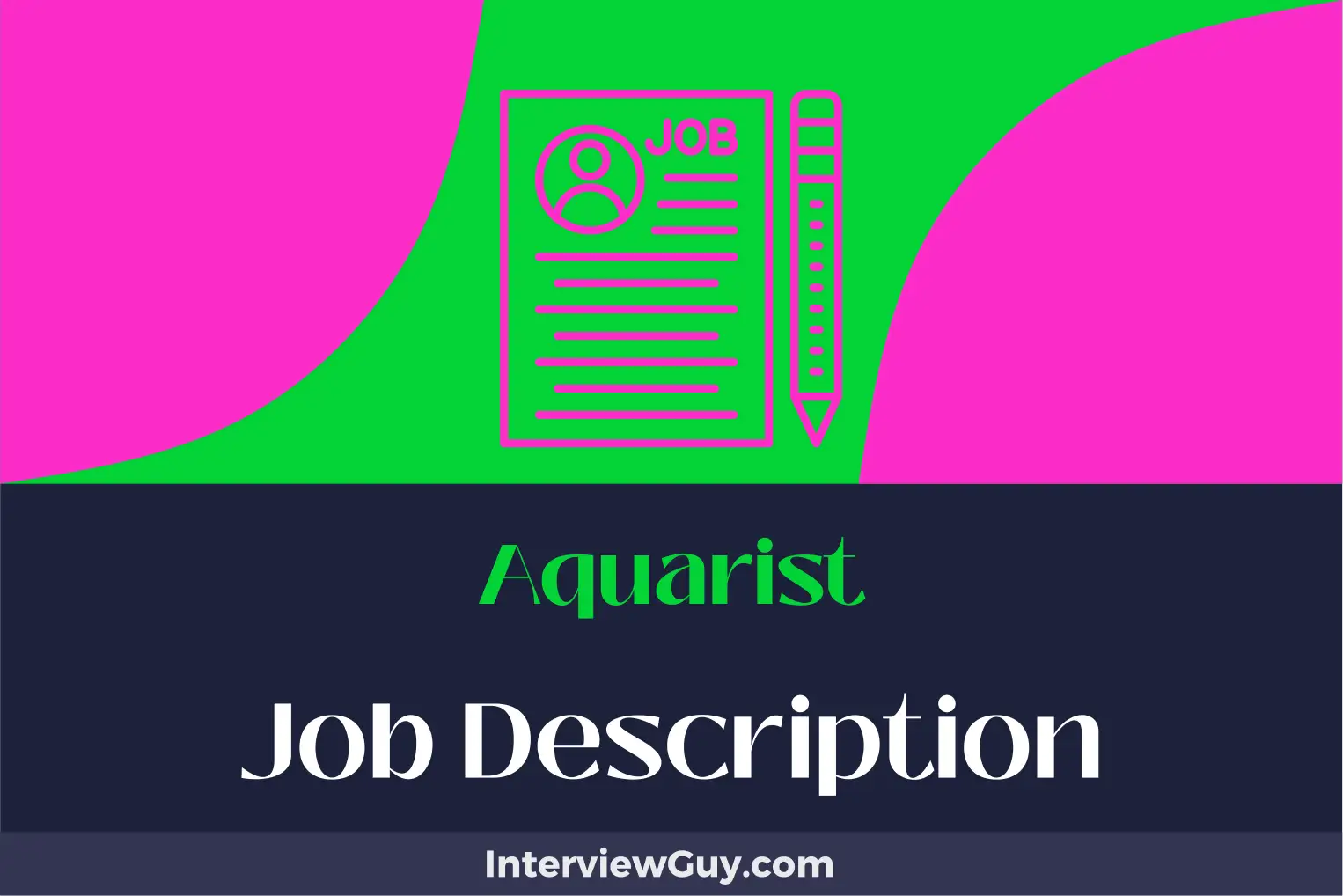 aquarist job description