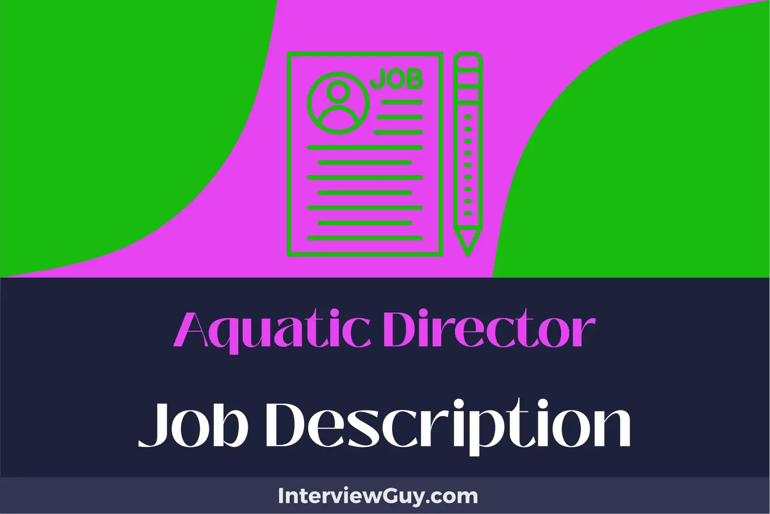 aquatic director job description