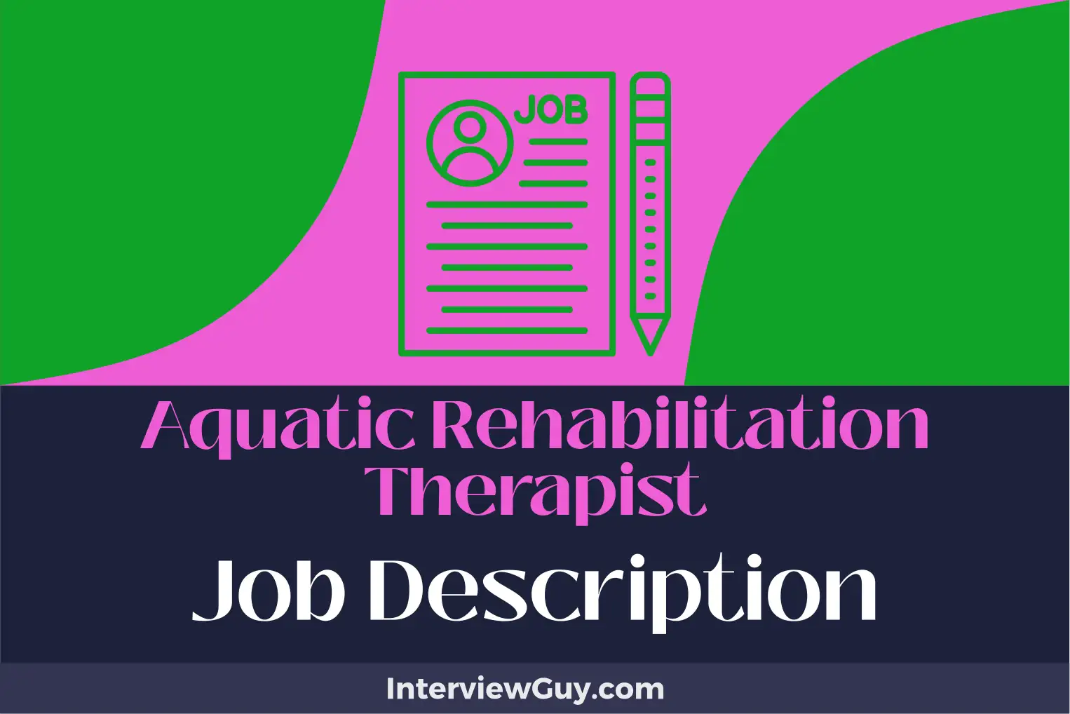 aquatic rehabilitation therapist job description