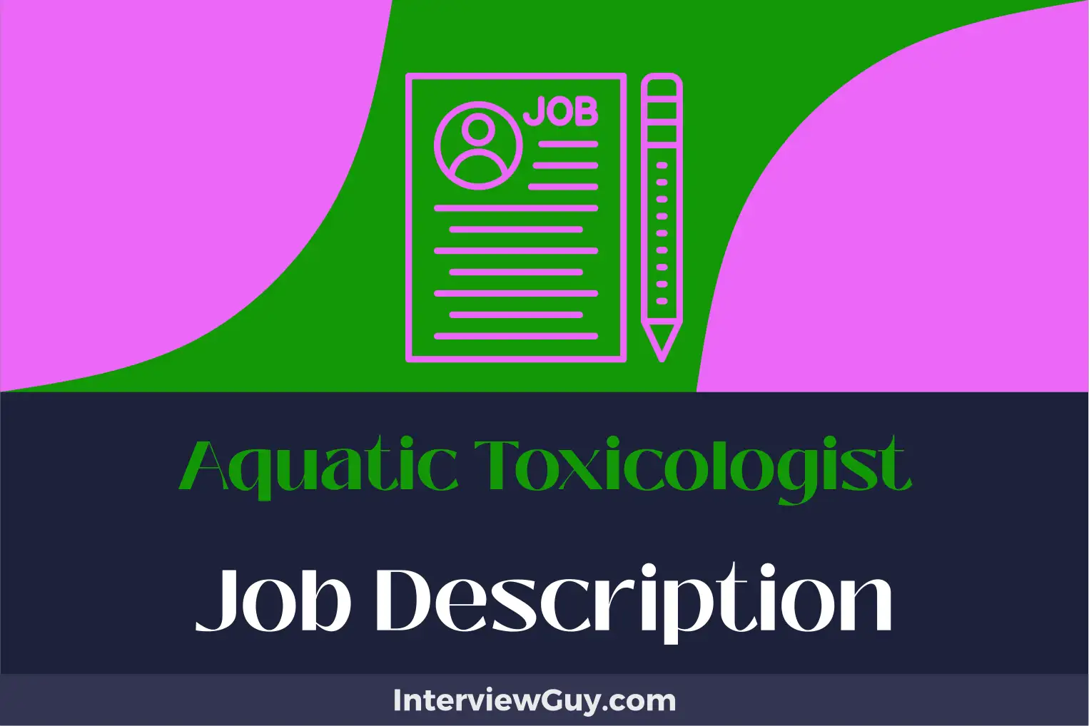 aquatic toxicologist job description