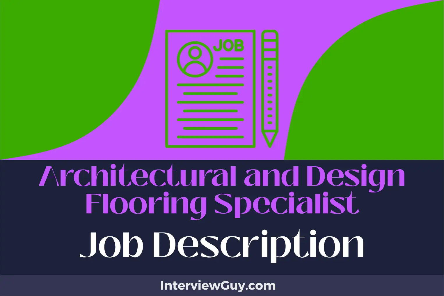 architectural and design flooring specialist job description