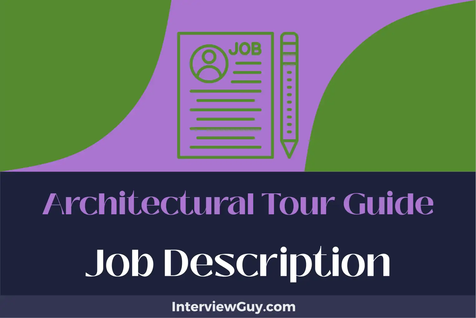 architectural tour guide job description