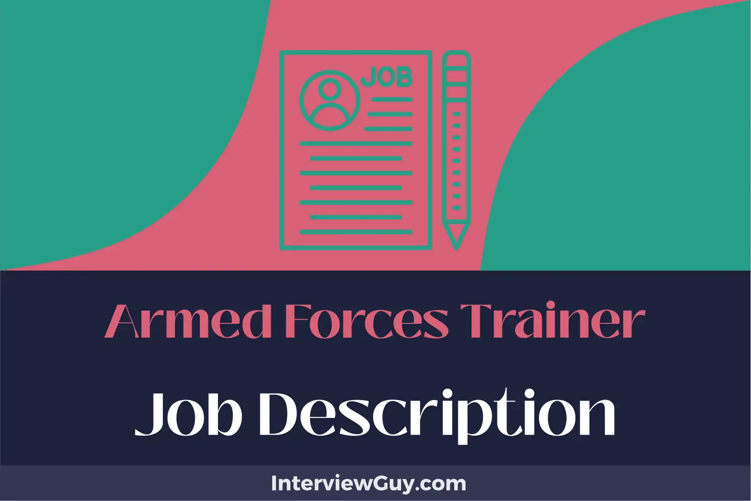armed forces trainer job description