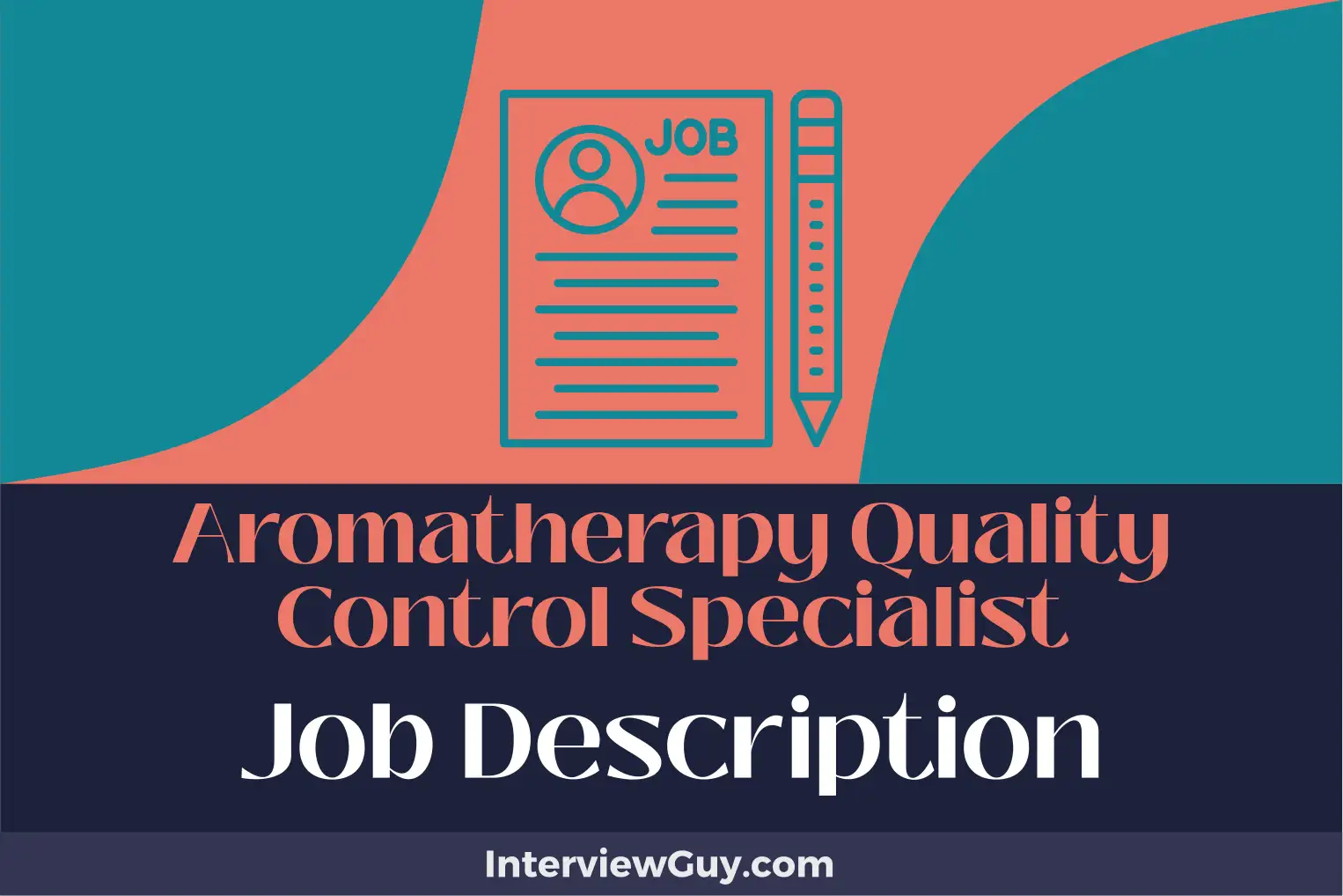 aromatherapy quality control specialist job description