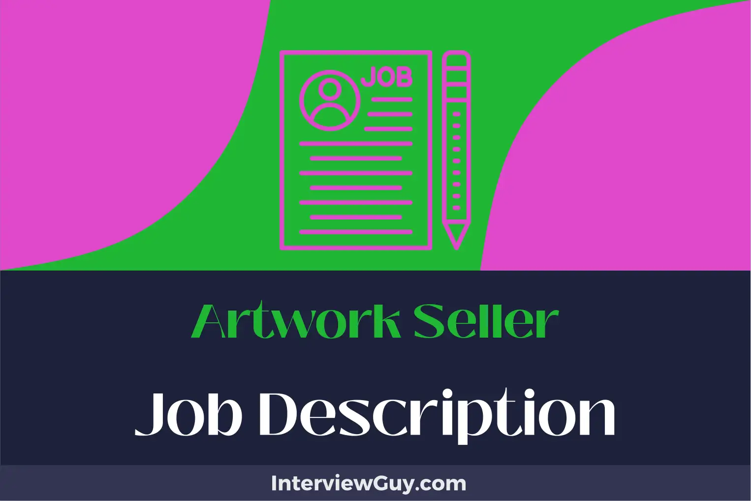 artwork seller job description