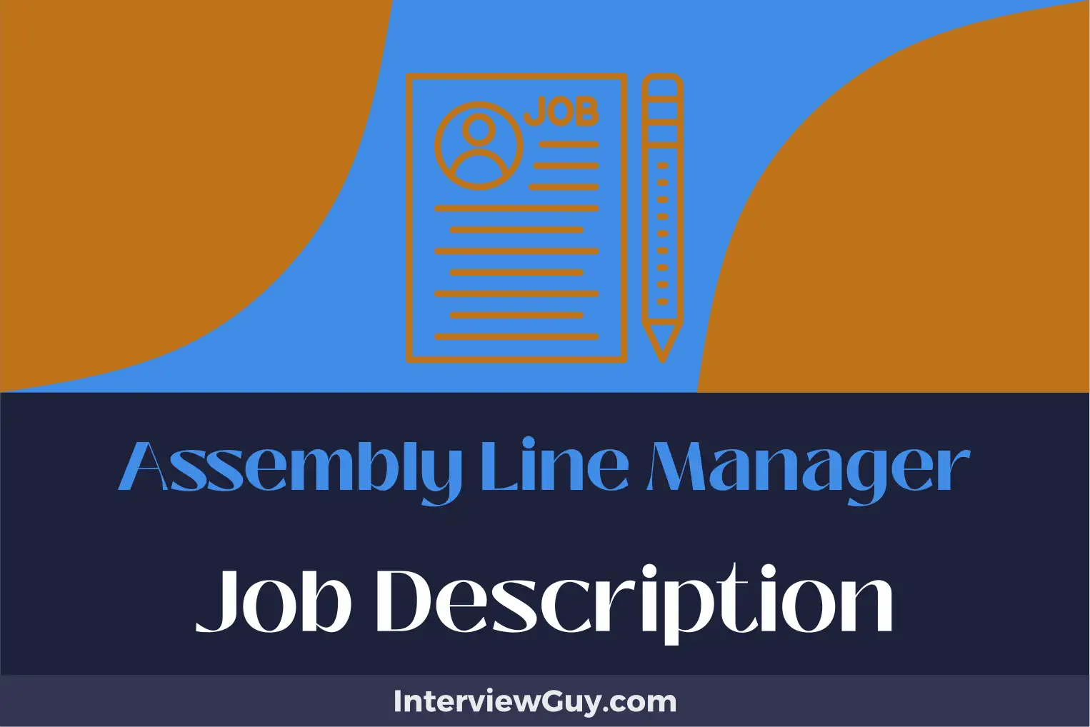 assembly line manager job description