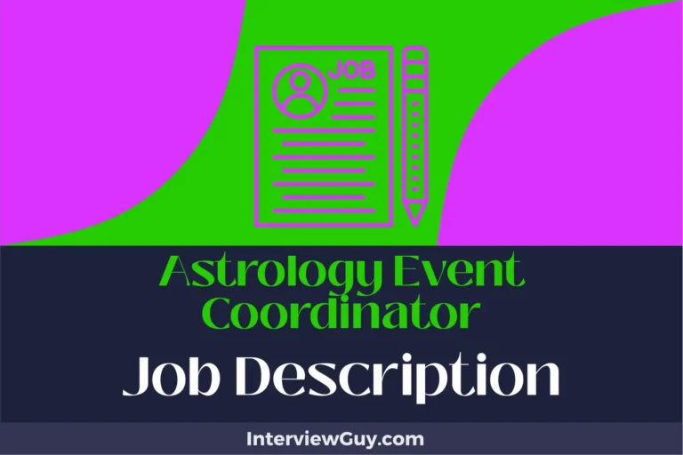 Astrology Event Coordinator Job Description [Updated for 2024]