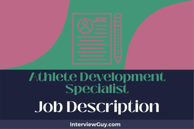 Athlete Development Specialist Job Description [Updated for 2025]