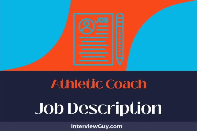 Athletic Coach Job Description [Updated for 2024]