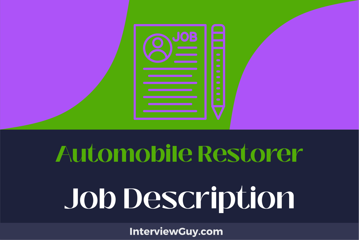 automobile restorer job description