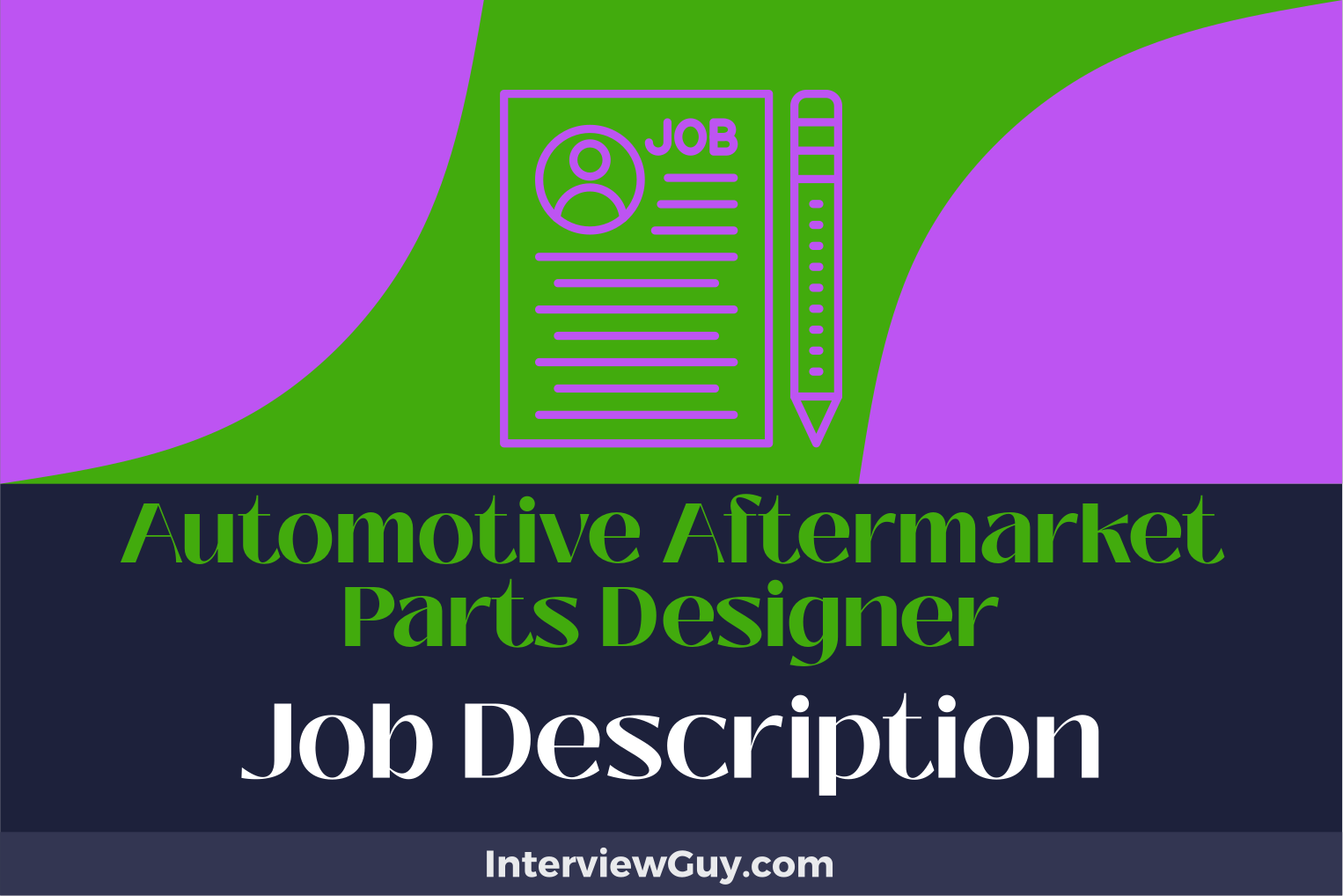 automotive aftermarket parts designer job description
