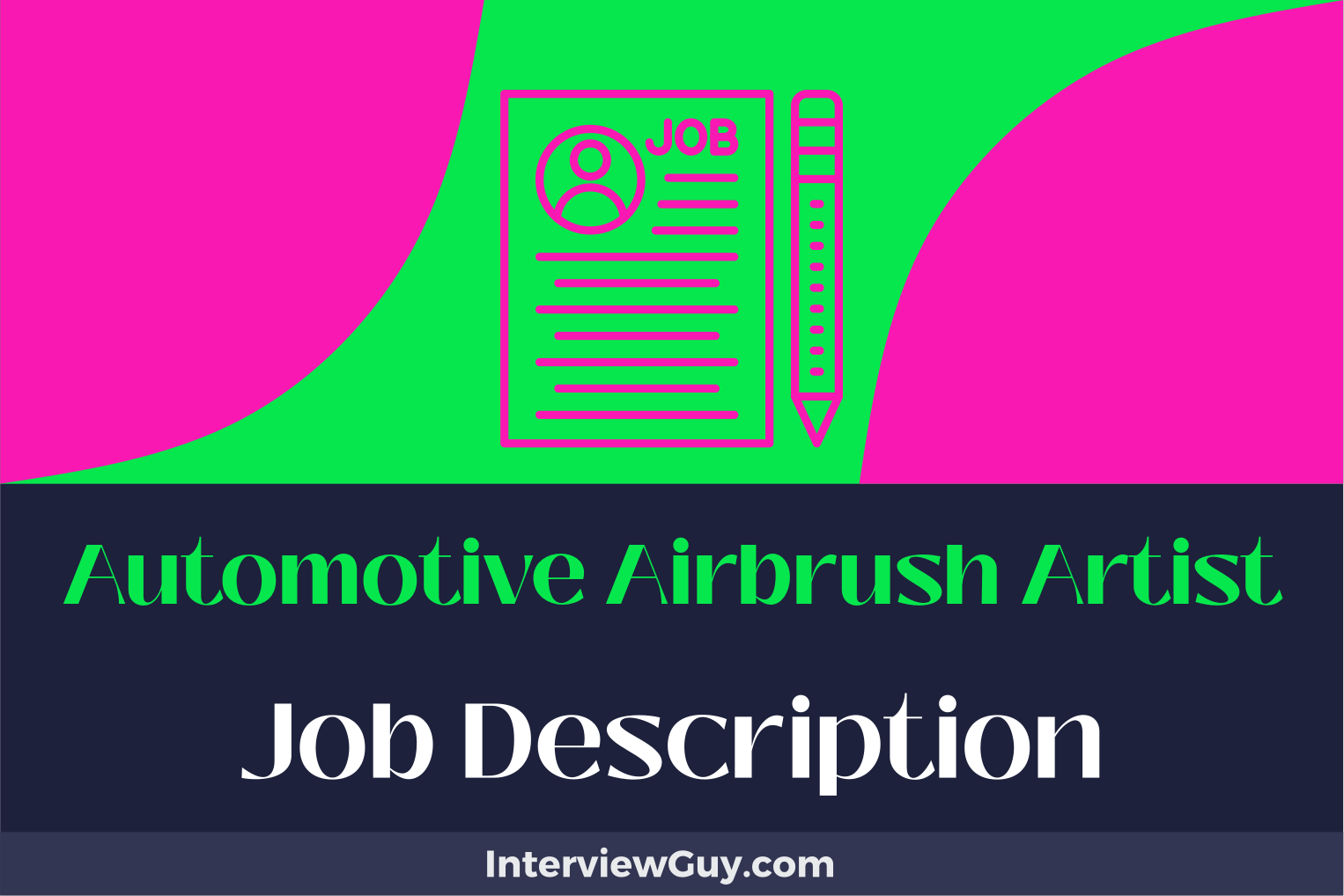automotive airbrush artist job description