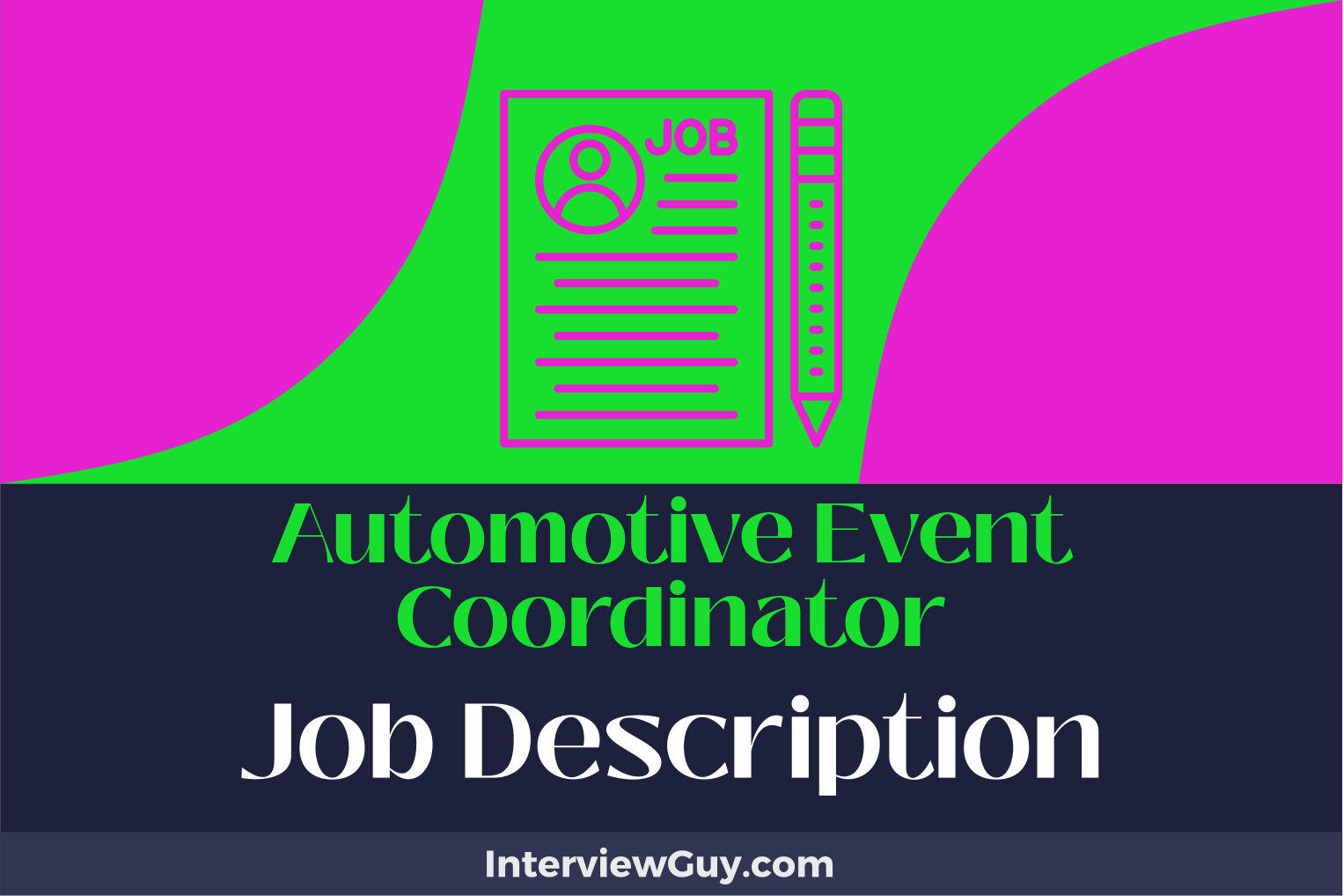 automotive event coordinator job description