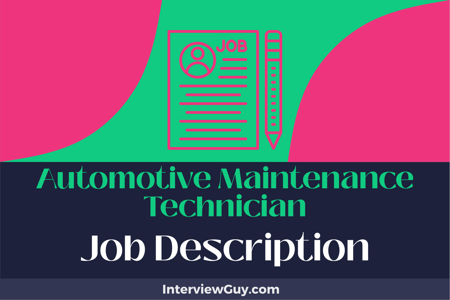 automotive maintenance technician job description