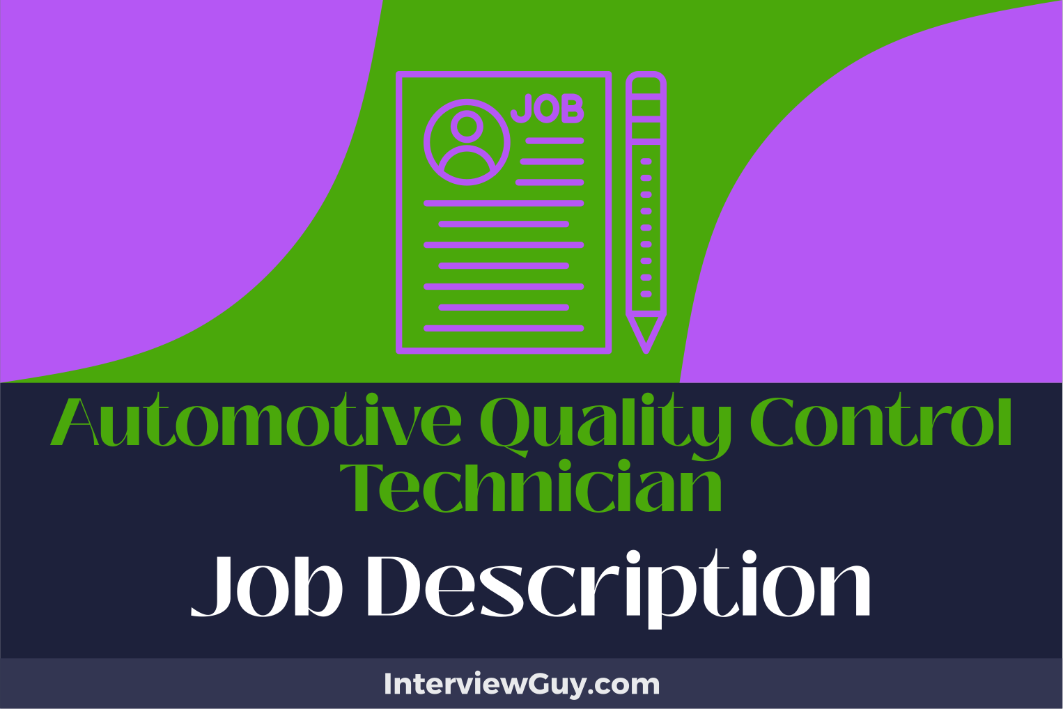 automotive quality control technician job description