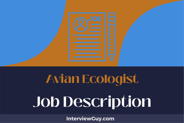 Avian Ecologist Job Description [Updated for 2024]
