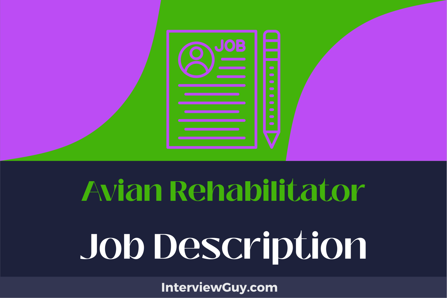 avian rehabilitator job description