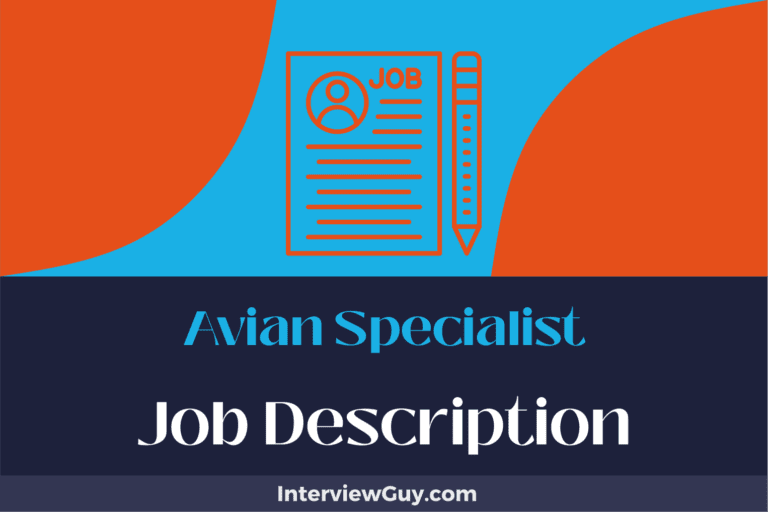 Avian Specialist Job Description [Updated for 2024]