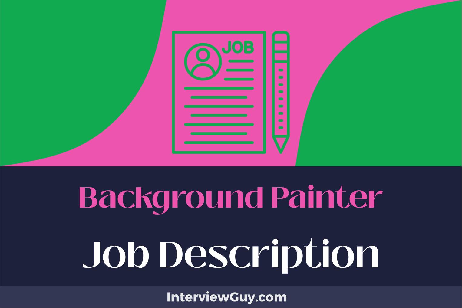 background painter job description