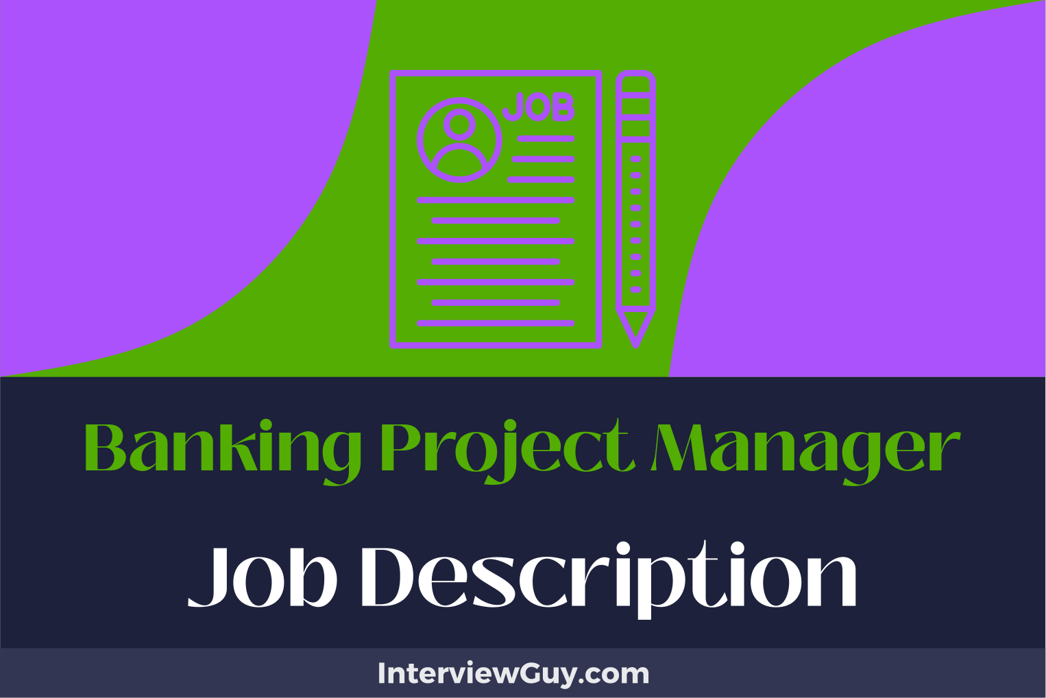 banking project manager job description