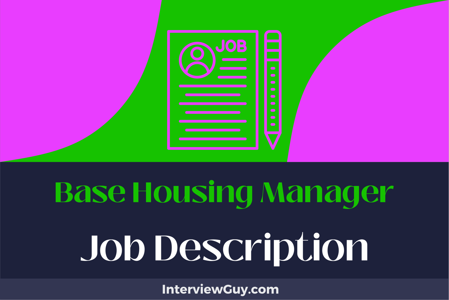 base housing manager job description