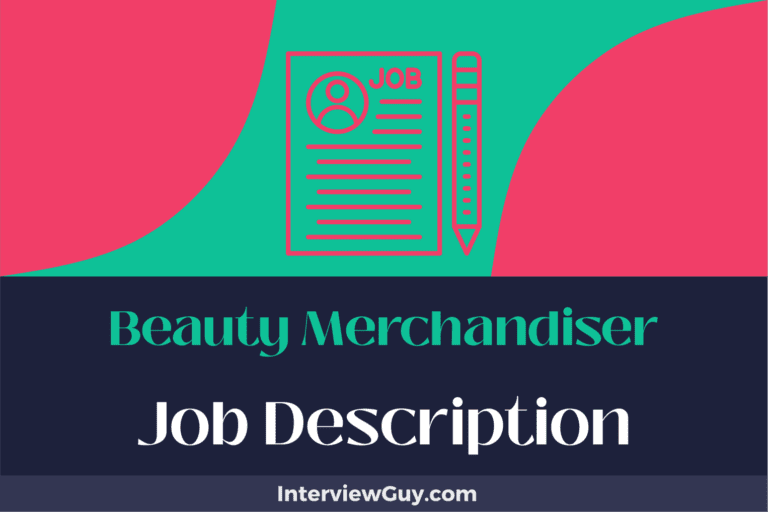 Beauty Merchandiser Job Description [Updated for 2024]