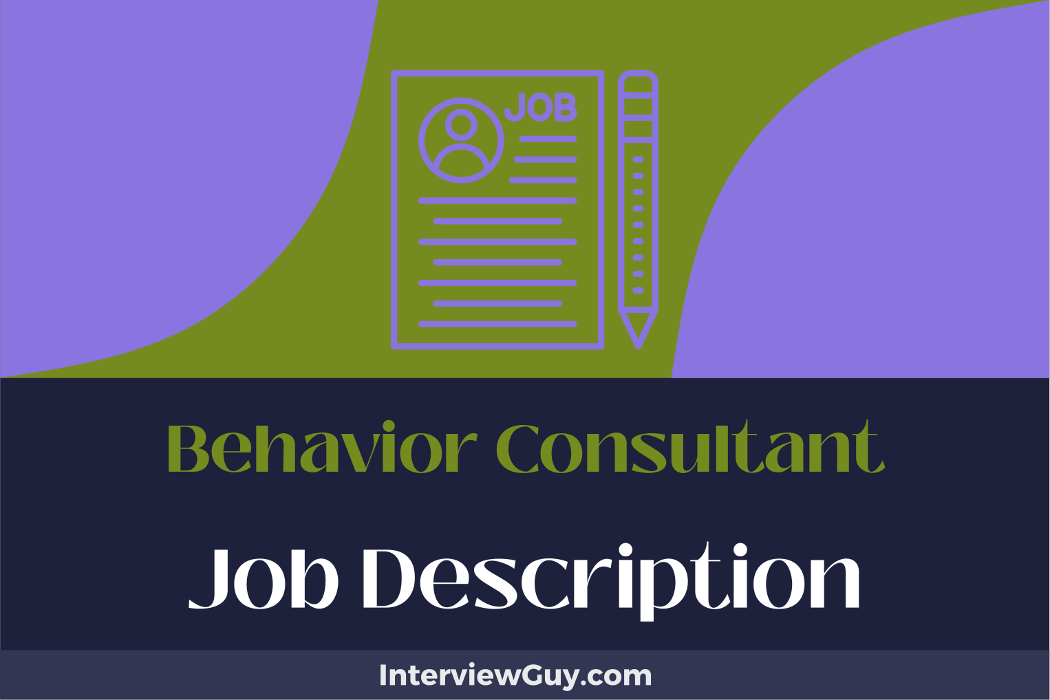 behavior consultant job description