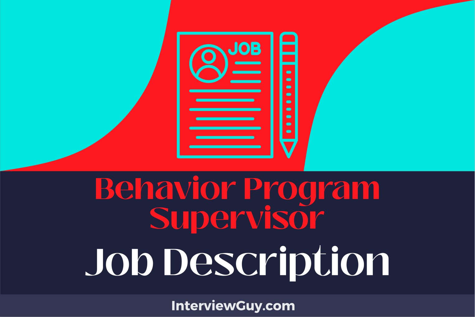 behavior program supervisor job description