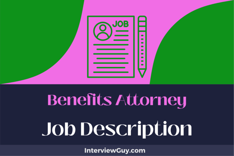Benefits Attorney Job Description [Updated for 2025]