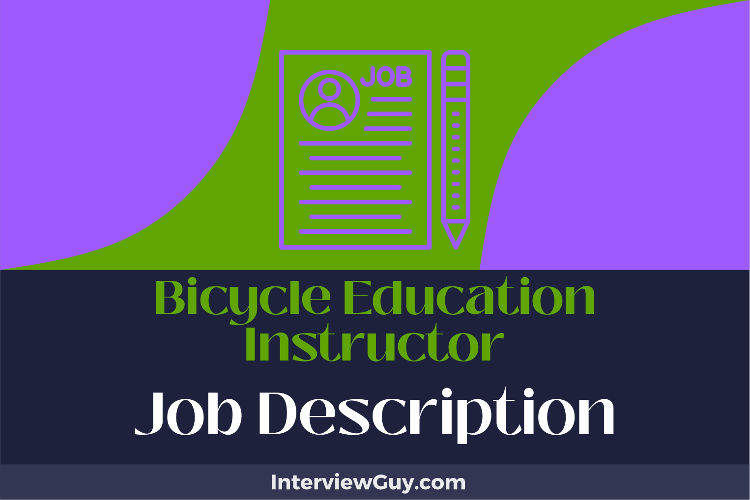 bicycle education instructor job description