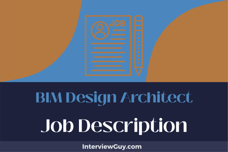 BIM Design Architect Job Description [Updated for 2024]