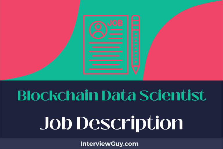 Blockchain Data Scientist Job Description [Updated for 2025]