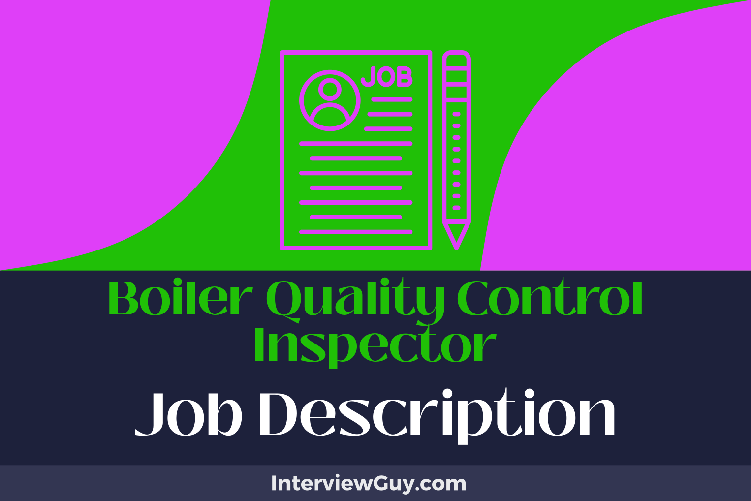 boiler quality control inspector job description