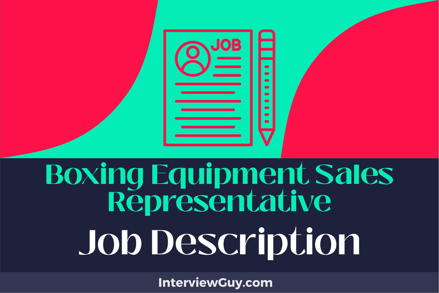 boxing equipment sales representative job description