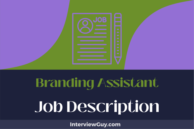 Branding Assistant Job Description [Updated for 2024]