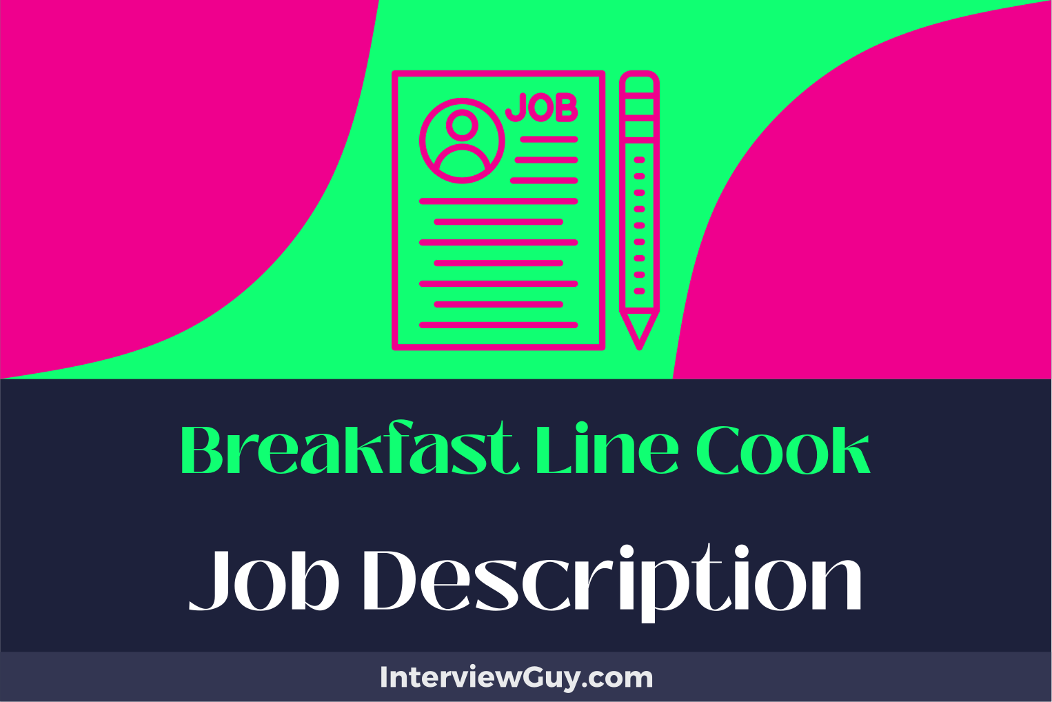 breakfast line cook job description